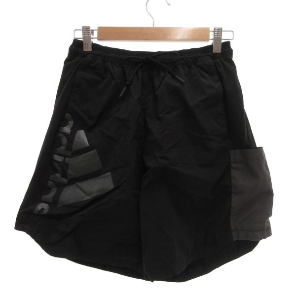 アディダス adidas ショーツ ハーフパンツ カーゴポケット スリーライン M 黒 ブラック /...
