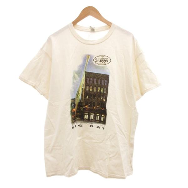 ギルダン GILDAN プリントTシャツ 半袖 オーバーサイズ XL 白 ホワイト /JS ■GY6...