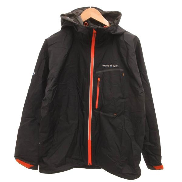 モンベル Montbell マウンテンパーカー ブルゾン ジップアップ ナイロン S 黒 ブラック ...