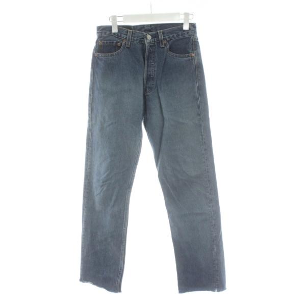 リーバイス Levi's USA製 501 デニム パンツ ジーンズ 29 ブルー ボタンフライ 切...