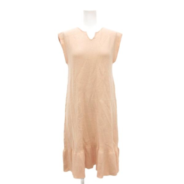 レジーナリスレ REGINA RISURRE ニットワンピース ひざ丈 ノースリーブ マキシ ロング...