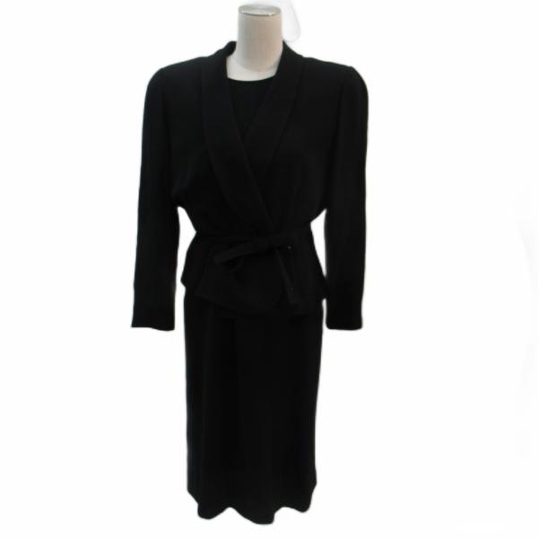 ジュンアシダ フォーマル セットアップ 上下 ワンピース ミモレ丈 五分袖 ジャケット ミドル丈 リ...