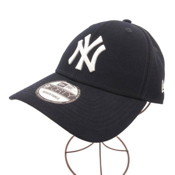 ニューエラ NEW ERA 9FORTY キャップ 野球帽 帽子 ヤンキース 紺 ネイビー /JS ...
