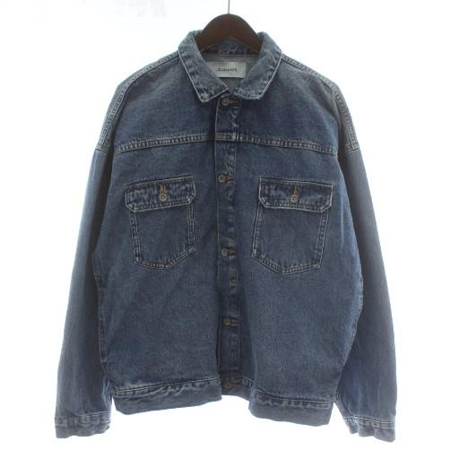 ジーナシス JEANASIS デニムジャケット Gジャン ジージャン F インディゴ 青 ブルー オ...
