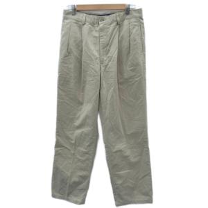エドウィン EDWIN チノパンツ ストレートパンツ ロング丈 34 ベージュ 無地 /SY44 ■GY58 メンズ