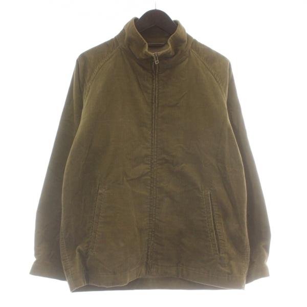 ビームス BEAMS ジャケット ブルゾン コーデュロイ S 茶色 ブラウン ハイネック ジップアッ...