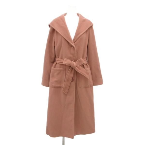 リリーブラウン Lily Brown コート F フード ロング丈 ピンク /NU ■GY59 レデ...