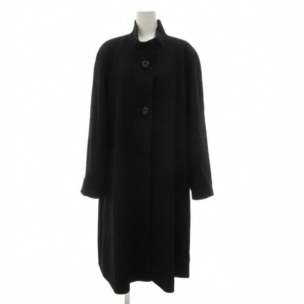 FURDI メルトンコート ロング チェスター カシミヤ F 黒 ブラック /JS ■GY59 レデ...