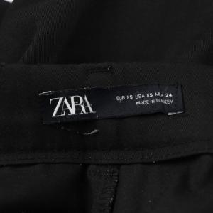 ザラ ZARA パンツ XS 黒 ブラック ワ...の詳細画像2
