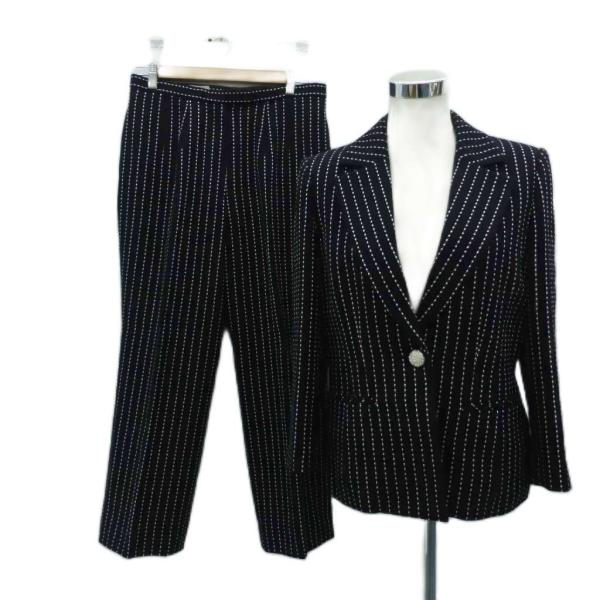 カルヴェン スーツ セットアップ 上下 テーラードジャケット シングル ミドル丈 総裏地 スラックス...