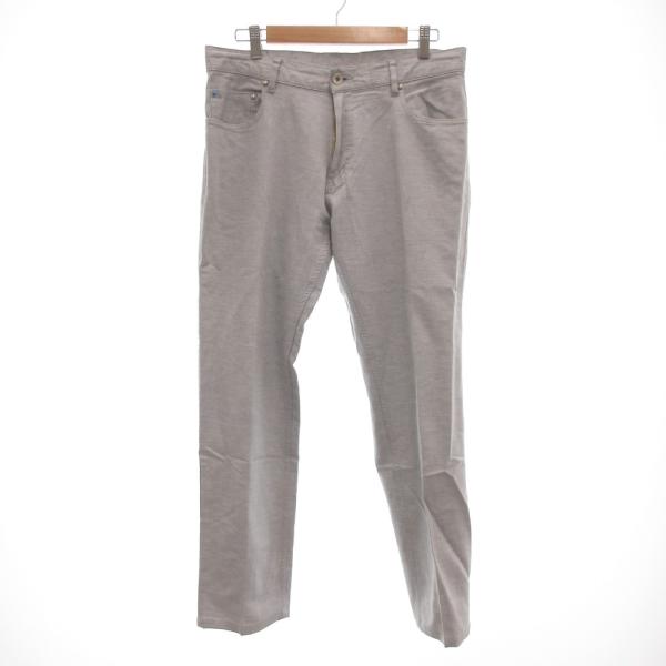 ランバン LANVIN パンツ スラックス ストレートシルエット 48 グレー /JS ■GY60 ...