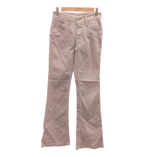 ミセスジーナ Mrs.Jeana デニムパンツ ジーンズ ブーツカット 58 紫 パープル /JS ...