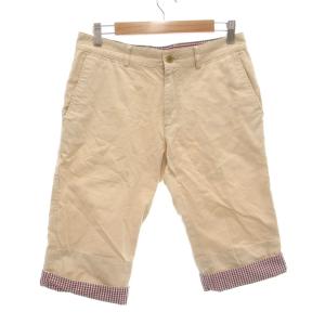 ラコステ LACOSTE チノパン クロップドパンツ ロールアップ チェック柄 /YJ ■GY58 メンズ