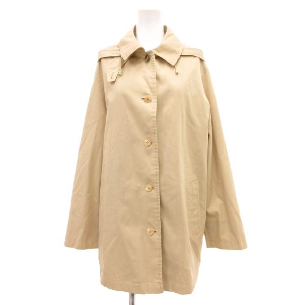 サニーコート SUNNY COAT ステンカラーコート ミドル丈 フード 11 ベージュ /JS ■...