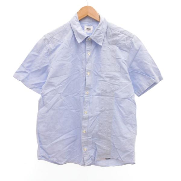 タケオキクチ TAKEO KIKUCHI カジュアルシャツ 半袖 胸ポケット 4 ライトブルー /J...