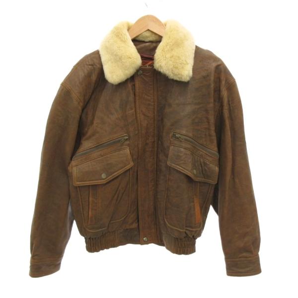 AMP AUTHENTIC COLLECTION G-1 タイプ フライトジャケット ブルゾン 革ジ...