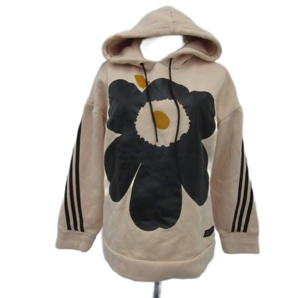 アディダス adidas × マリメッコ marimekko パーカー プルオーバー S ピンクベー...