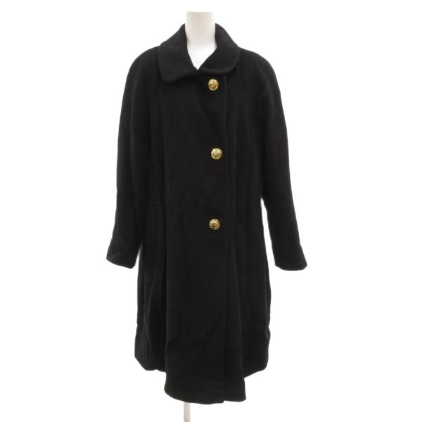 ジャンルイシェレル JEAN-LOUIS SCHERRER ステンカラーコート ロング メルトン カ...