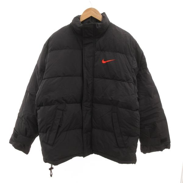 ナイキ NIKE 白タグ ヴィンテージ ダウンジャケット ブルゾン ジップアップ リップストップ L...