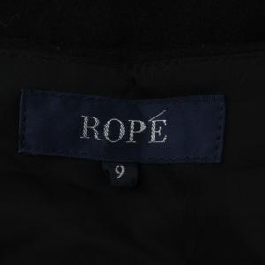 ロペ ROPE ワンピース ウール 9 黒 ブ...の詳細画像3
