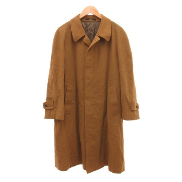 ダックス DAKS ヴィンテージ ステンカラーコート ロング メルトン カシミヤ 90A4 茶 ブラ...