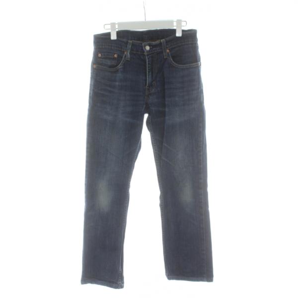 リーバイス Levi's デニム ジーンズ W29 ブルー ウォッシュ加工 長ズボン フルレングス ...