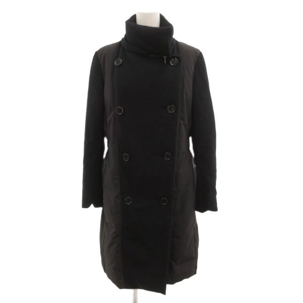 ソニアリキエル SONIA RYKIEL collection ダウンコート ロング ウール 切替 ...