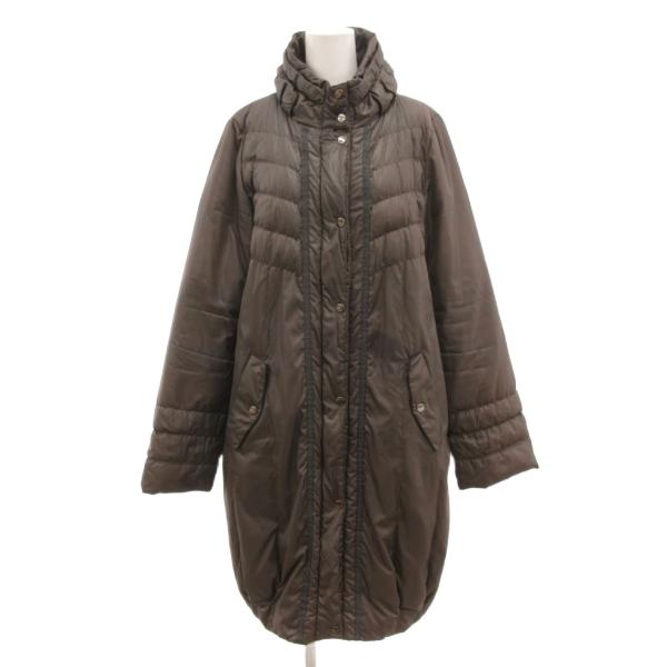 バーニーズニューヨーク BARNEYS NEW YORK ダウンコート ロング スタンドカラー 11...