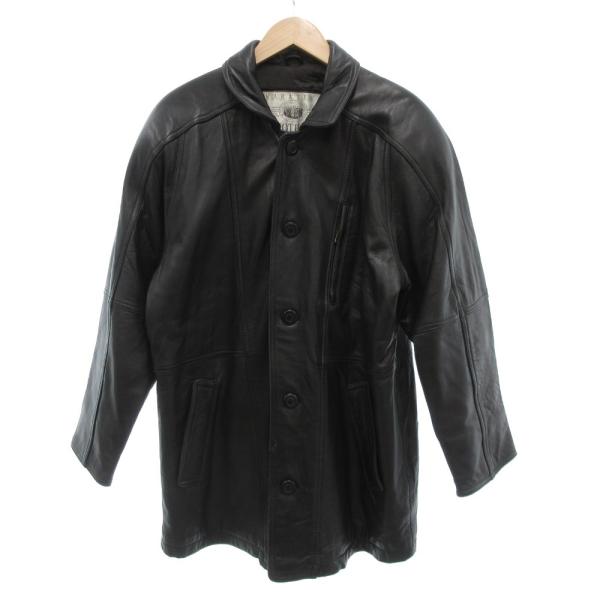 原宿モンスター HARAJUKU MONSTER レザージャケット コート ラムスキン 本革 S 黒...