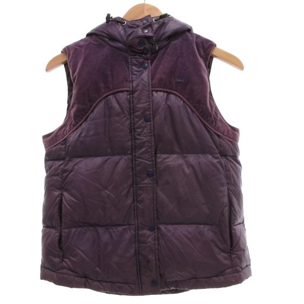 ラコステ LACOSTE ダウンベスト ジャケット ブルゾン 42 紫 パープル /JS ■GY61...