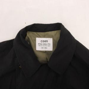 コーエン coen スプリングコート 麻 リネ...の詳細画像3