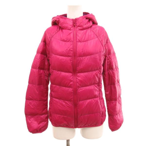ユニクロ UNIQLO ウルトラライトダウン ジャケット ブルゾン S ピンク 211-078827...