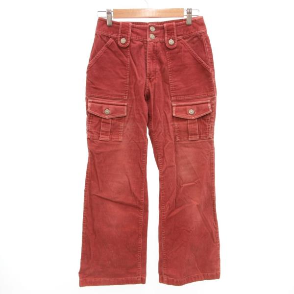 ピンクハウス PINK HOUSE コーデュロイパンツ ストレートシルエット 細畝 M ピンク /J...