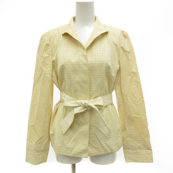 バーバリー ロンドン BURBERRY LONDON ジャケット オープンカラー ジャガード 40 ...