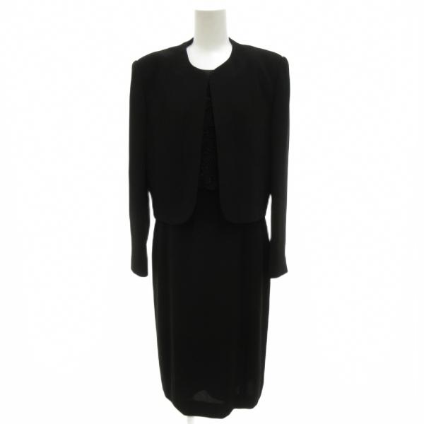 ノワールローブ NOIR ROBE フォーマル セットアップ ワンピース ジャケット 9 ノーカラー...