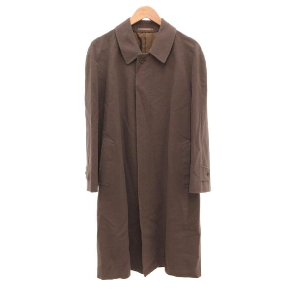 ピエールカルダン Pierre Cardin ステンカラーコート ウール カシミヤ混 92A5 チャ...