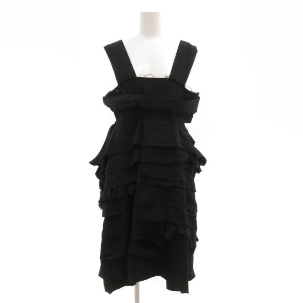 コムデギャルソン COMME des GARCONS ノースリーブワンピース ティアード フレア X...