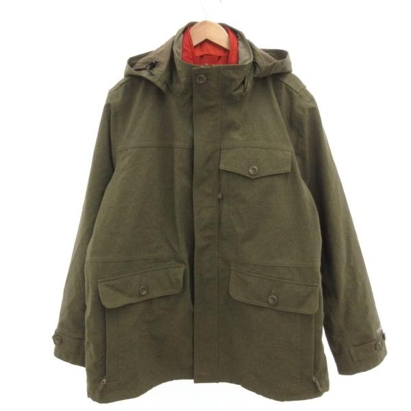 エルエルビーン L.L.BEAN ジャケット ブルゾン パーカー フード XL 緑 グリーン /JS...