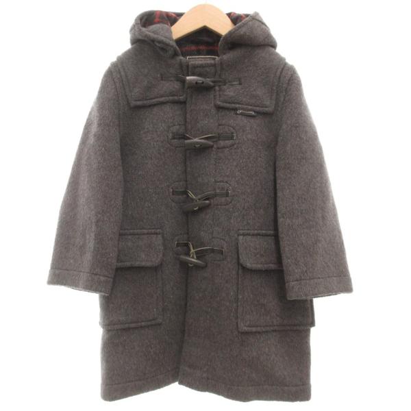 グローバーオール Gloverall ダッフルコート ミドル丈 メルトン フード 7 グレー /JS...