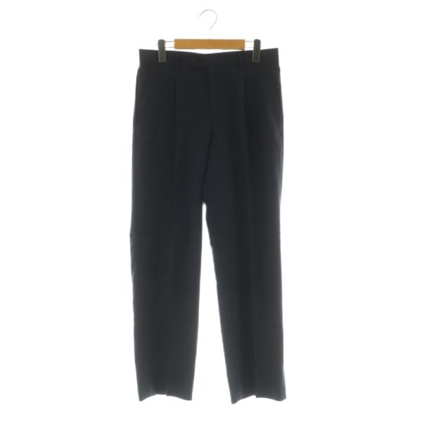 ダックス DAKS テーパードパンツ スラックス タック 80 ネイビー /MY ■OS ■GY66...