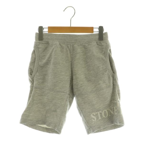 ストーンアイランド STONE ISLAND キッズ スウェットハーフパンツ 12 グレー /MY ...