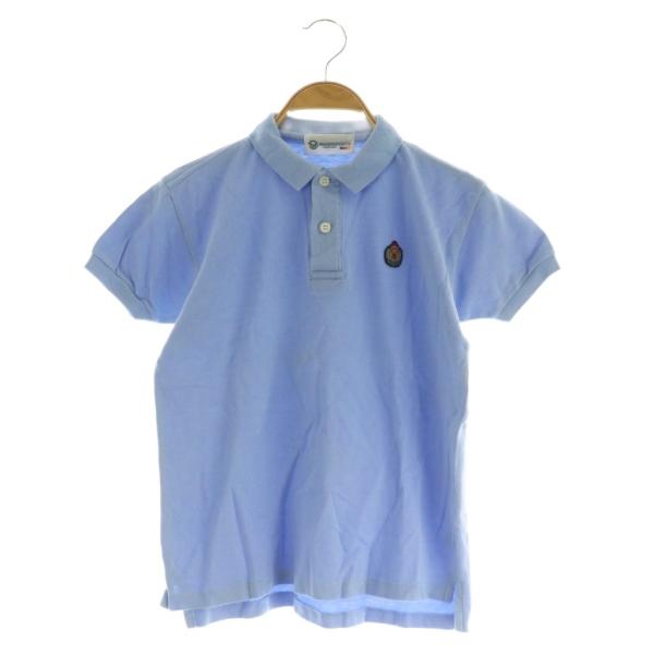 ワーゲンスポーツ WAGENSPORTS ポロシャツ 半袖 ワッペン ブルー /MY ■OS ■GY...