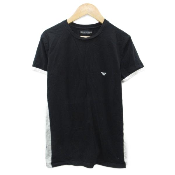 エンポリオアルマーニ EMPORIO ARMANI アンダーウェア Tシャツ カットソー 黒 ブラッ...