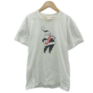 シュプリーム SUPREME Tシャツ カットソー S 白 プリント ラウンドネック 半袖 /SY1 ■GY58 メンズ