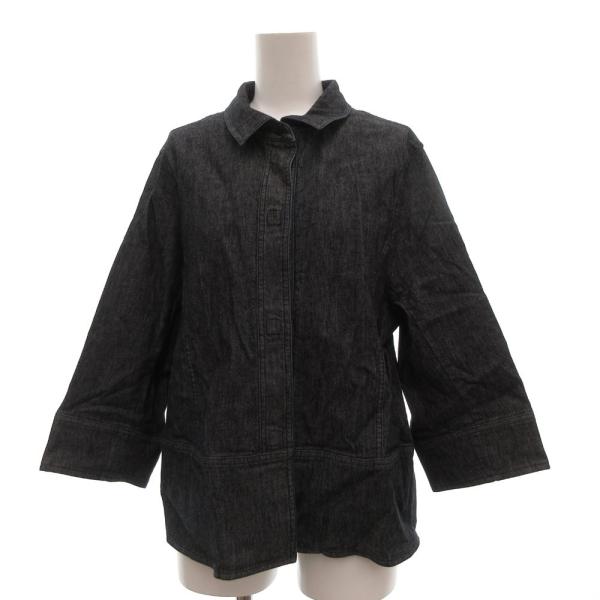 AJUDA シャツジャケット 比翼 48 グレー /JS ■GY60 レディース