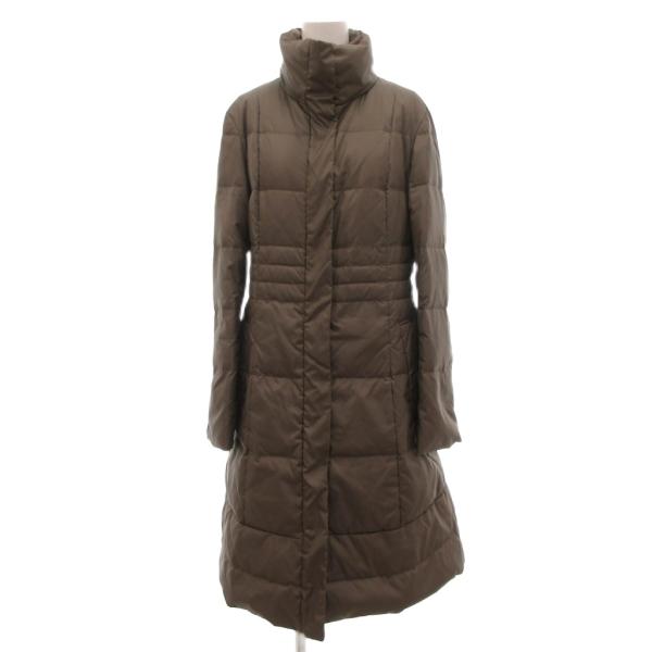 ミッシェルクラン MICHEL KLEIN ダウンコート ロング ジャケット スタンドカラー 36 ...