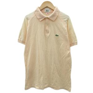 ラコステ LACOSTE ポロシャツ 薄ピンク 半袖 ロゴ刺繍 /YS17 ■GY58 レディース