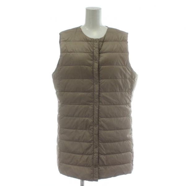 ボーモント カー Beaumont Carr ダウンベスト ライトダウン アウター LL 茶色 ブラ...