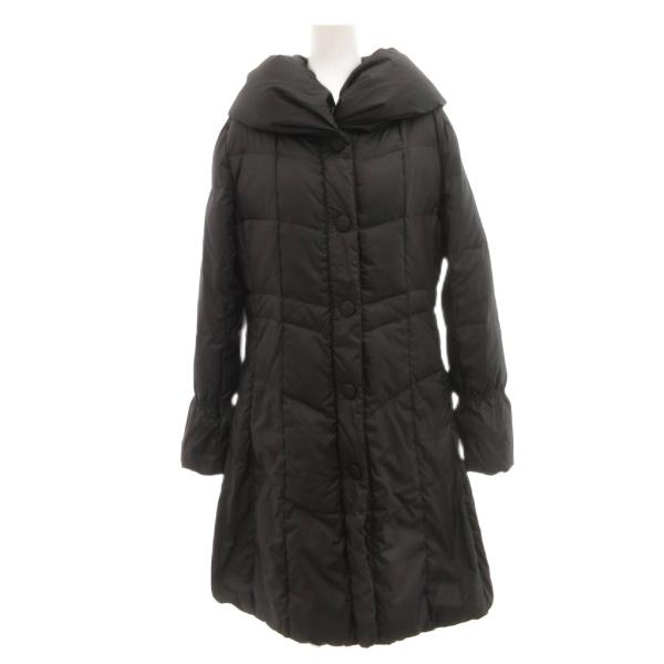 STYLE RAVIE ダウンコート ロング ジャケット 9 黒 ブラック /JS ■GY58 レデ...