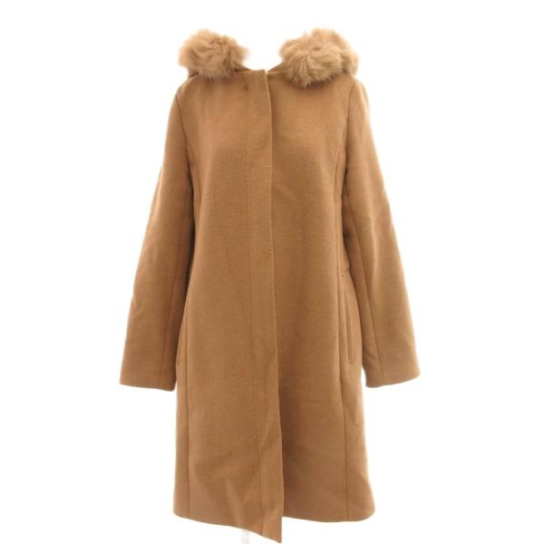 オペークドットクリップ OPAQUE.CLIP フーデッドコート ジップアップ メルトン 36 S ...